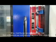 8 lỗ 52mm khuôn nắp phun trong máy chạy lạnh