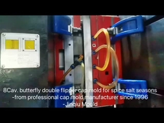 Nắp hai cánh ép phun 45mm 8 khoang cho chai ớt