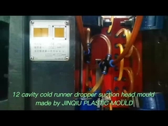 Khuôn ống nhỏ giọt 12 hốc chạy nguội bằng vật liệu PP